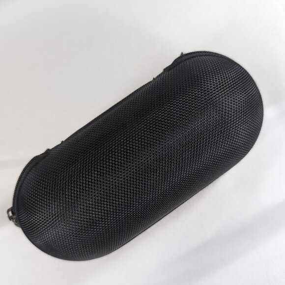 Oakley Pill Sunglasses Case Glasses Black Monogram Hard Shell Zip Logo Travel - Picture 4 of 13